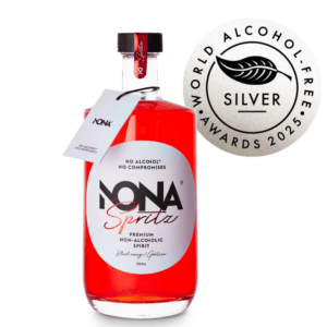 Nona Spritz - alcoholvrij alternatief voor Aperol Spritz