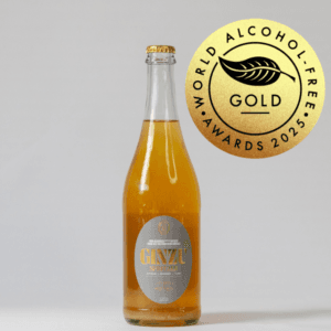 Ginzu Spritzer - alcoholvrije cocktail en gouden medaille winnaar tijdens The World Alcohol-Free Awards 2025